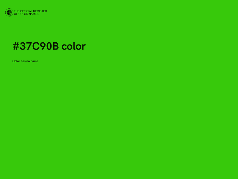 #37C90B color image