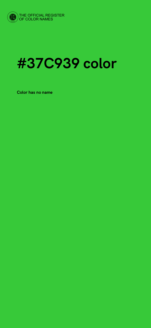 #37C939 color image