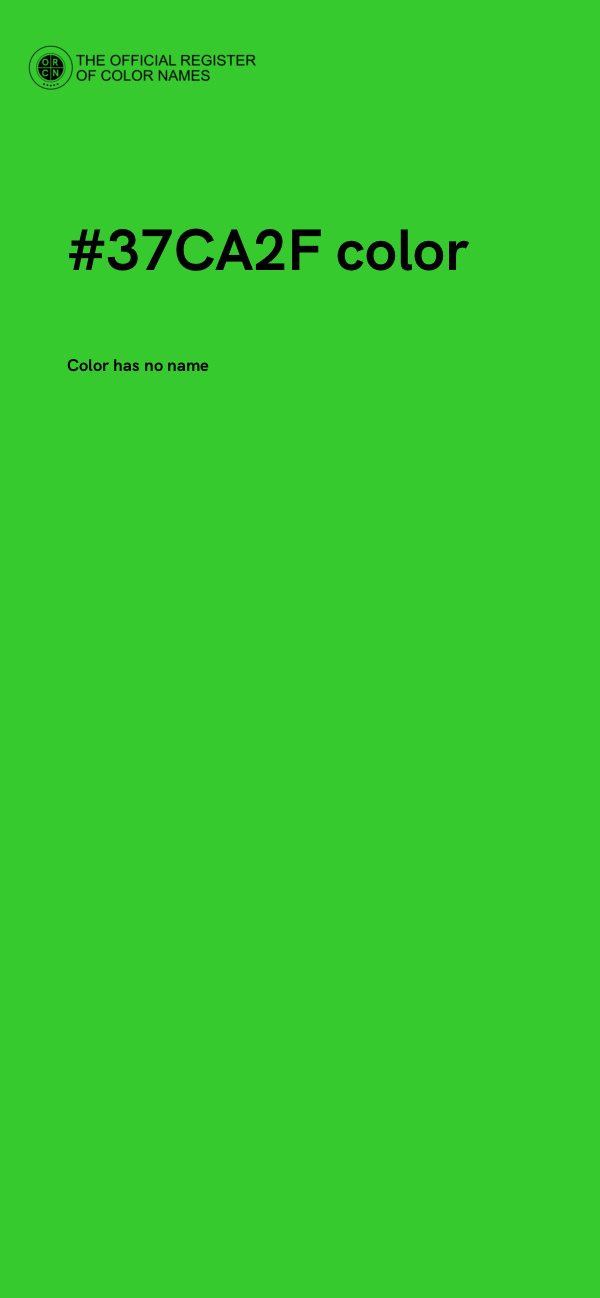 #37CA2F color image