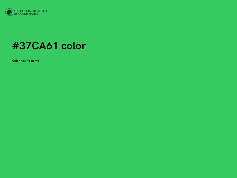 #37CA61 color image