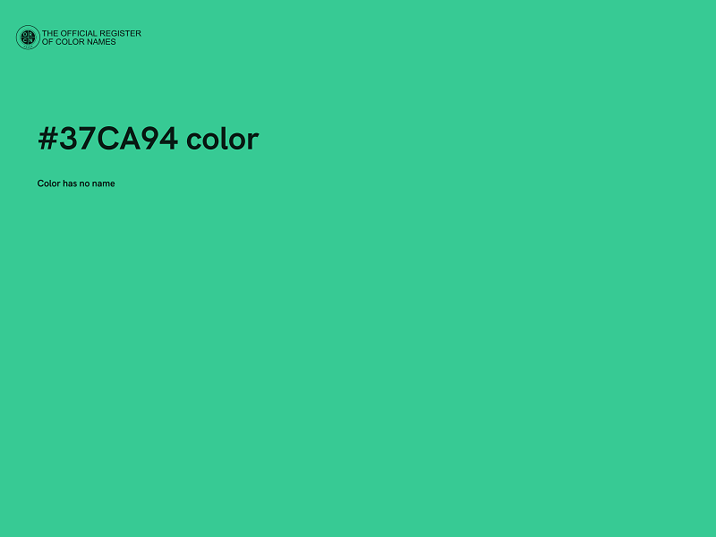 #37CA94 color image