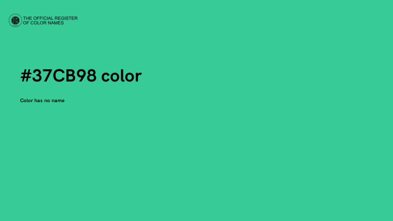 #37CB98 color image