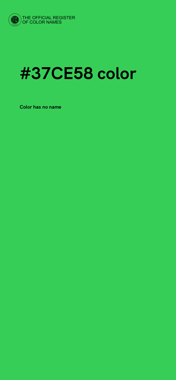 #37CE58 color image