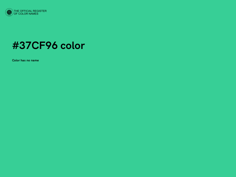 #37CF96 color image