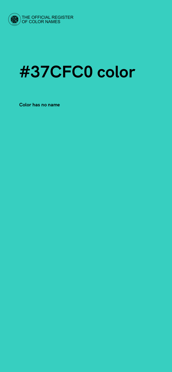 #37CFC0 color image