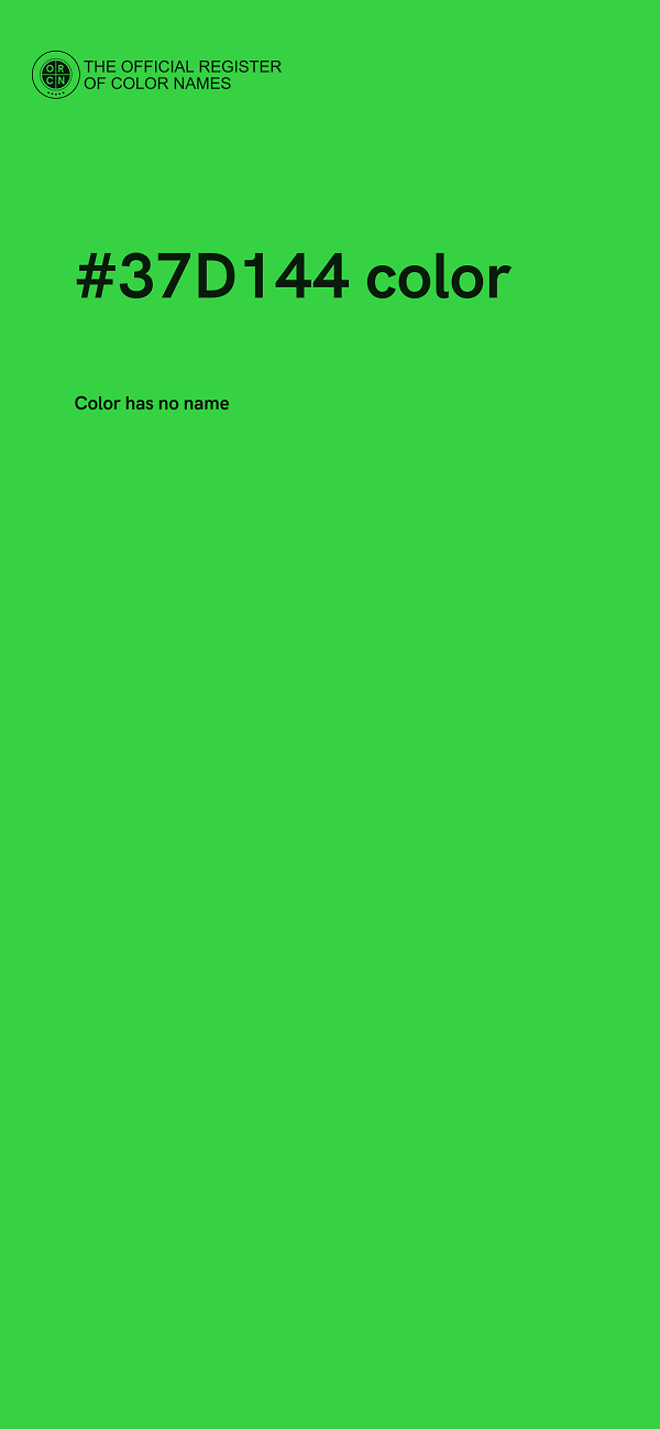 #37D144 color image