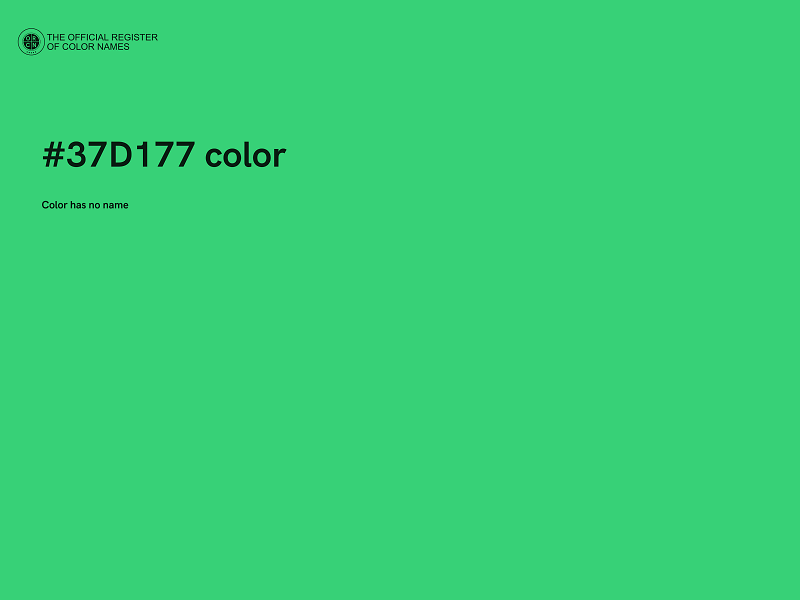 #37D177 color image