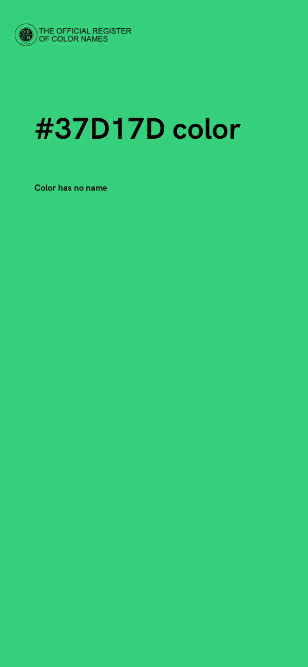 #37D17D color image
