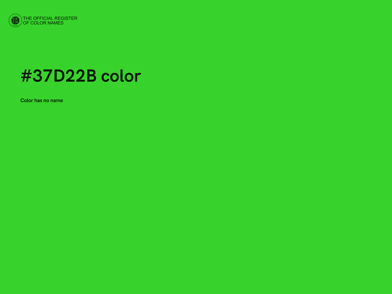 #37D22B color image