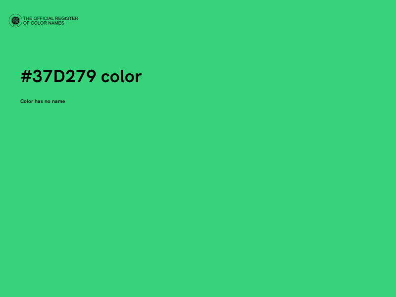 #37D279 color image