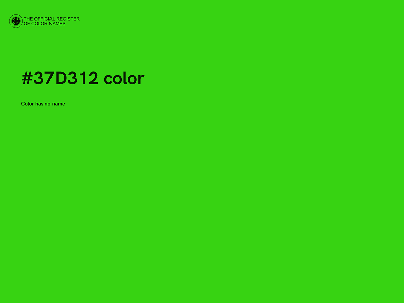 #37D312 color image