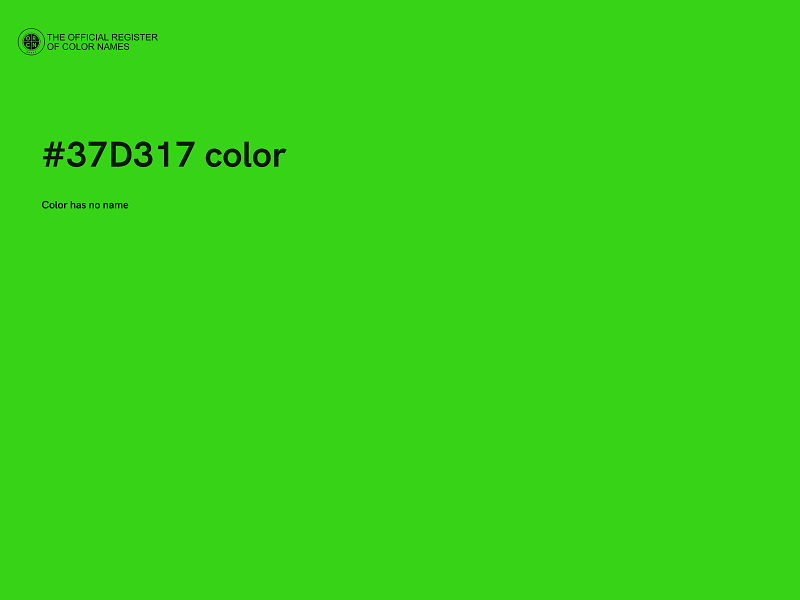 #37D317 color image