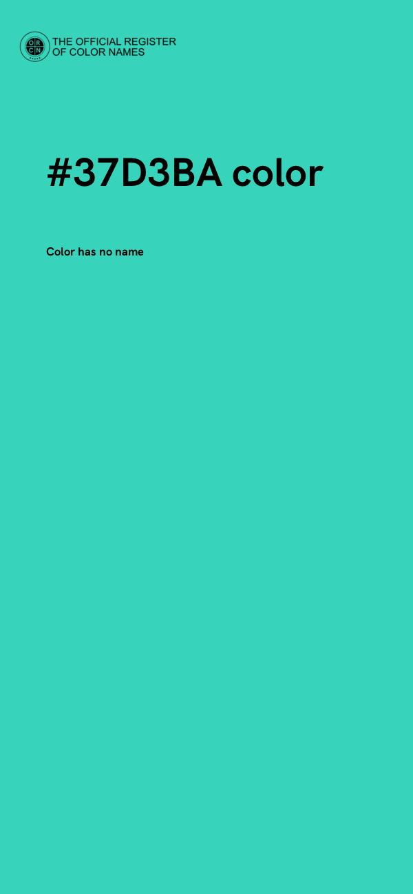 #37D3BA color image