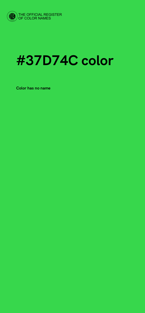 #37D74C color image