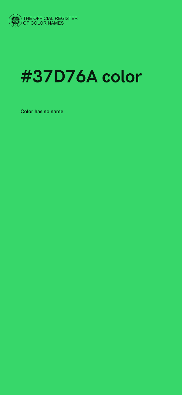 #37D76A color image