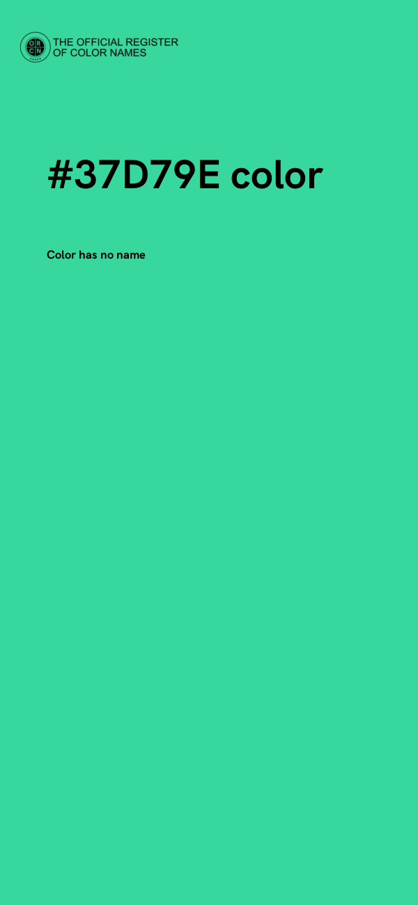 #37D79E color image