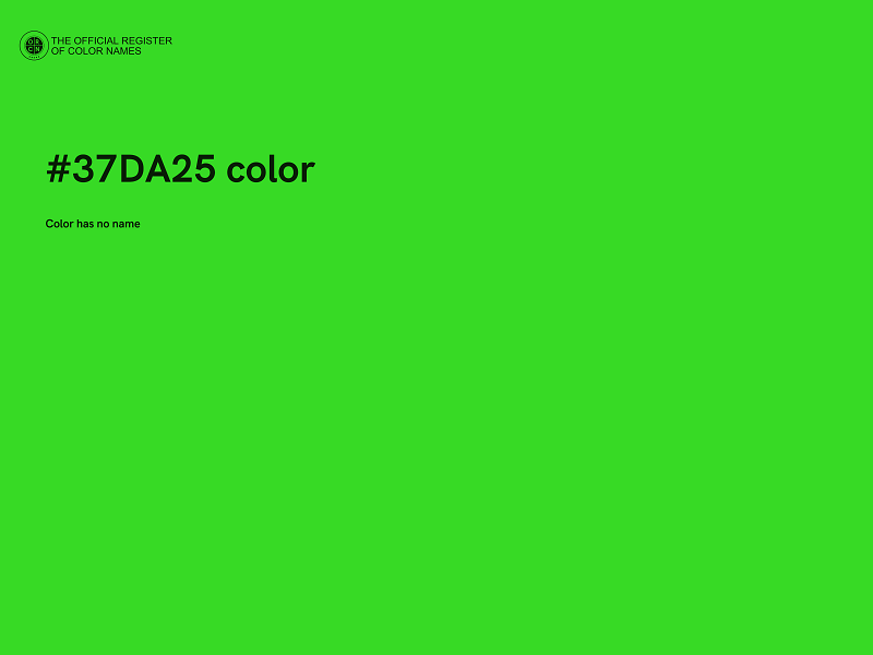 #37DA25 color image