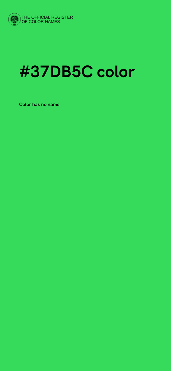 #37DB5C color image