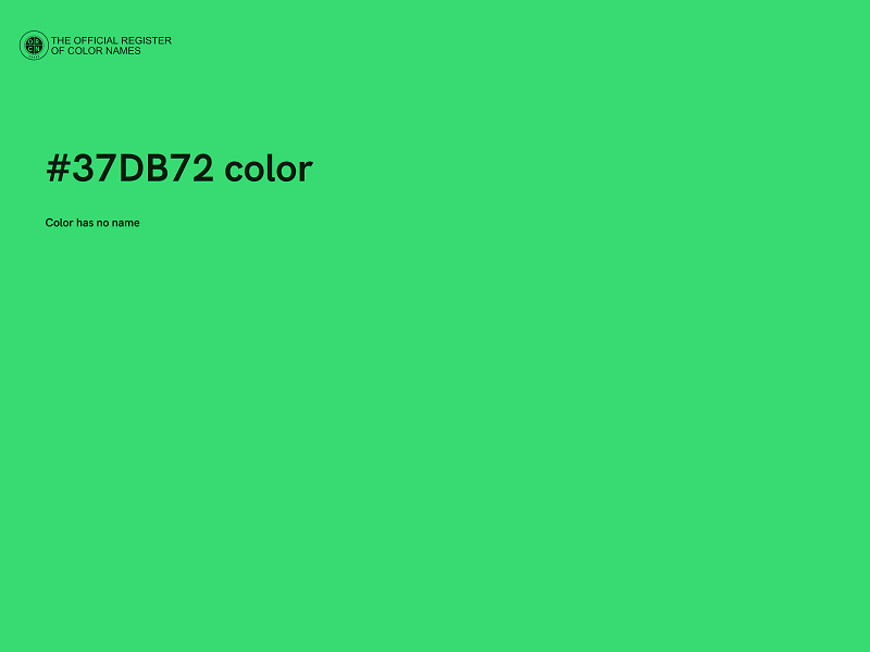 #37DB72 color image