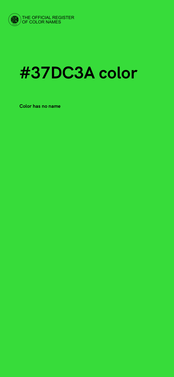 #37DC3A color image