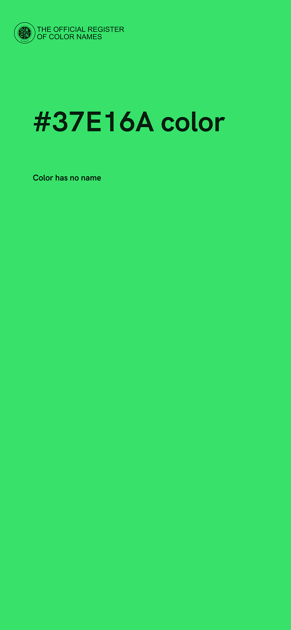#37E16A color image