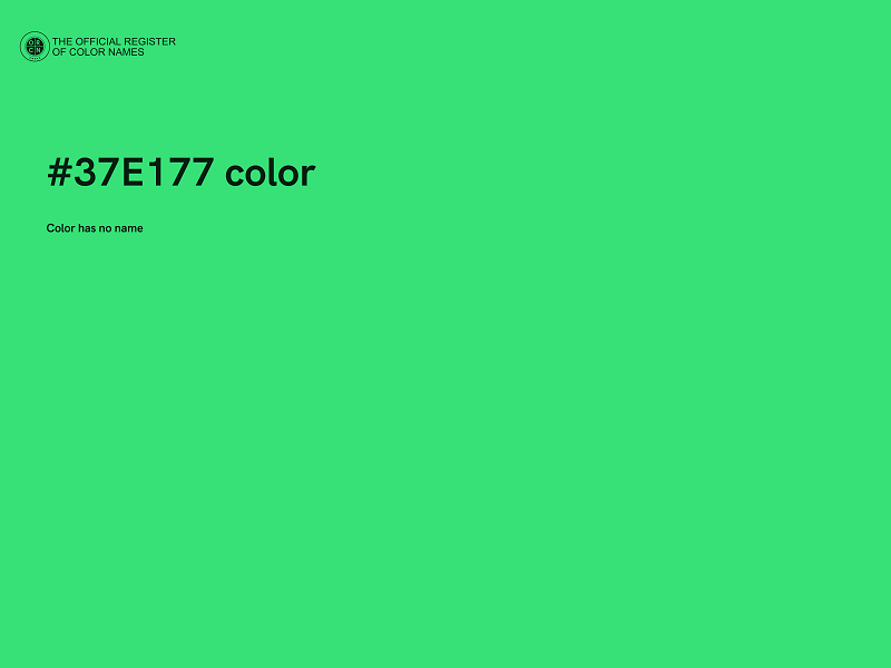 #37E177 color image