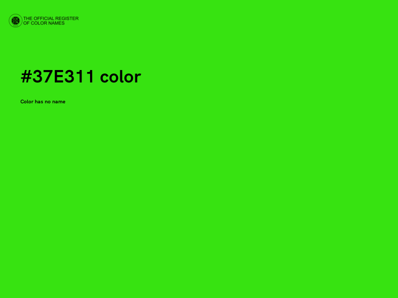 #37E311 color image