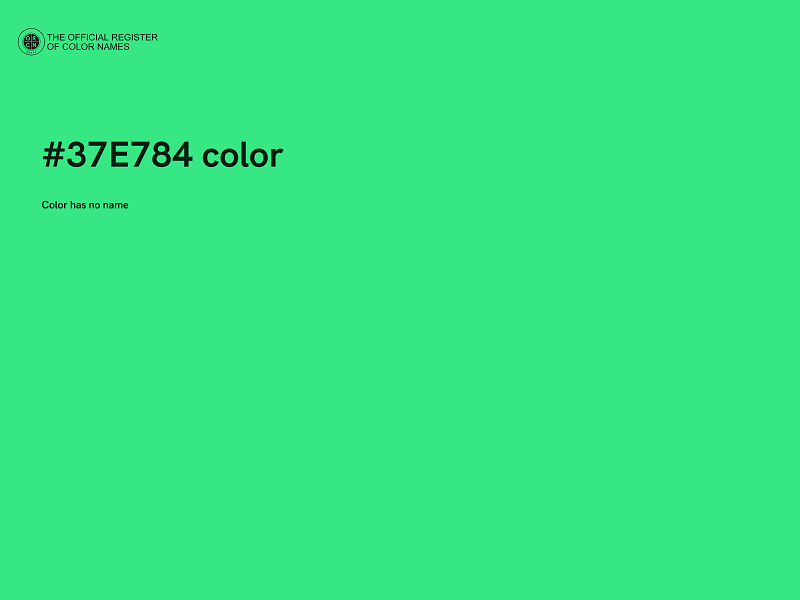 #37E784 color image