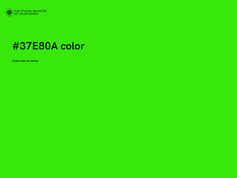 #37E80A color image