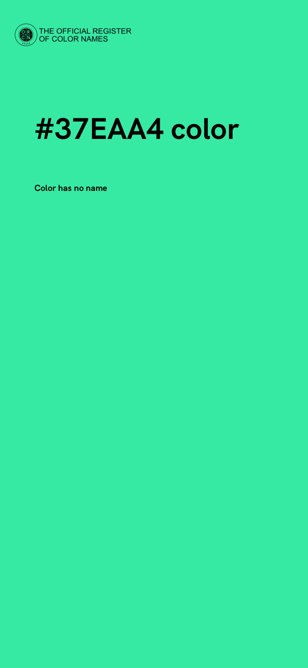 #37EAA4 color image