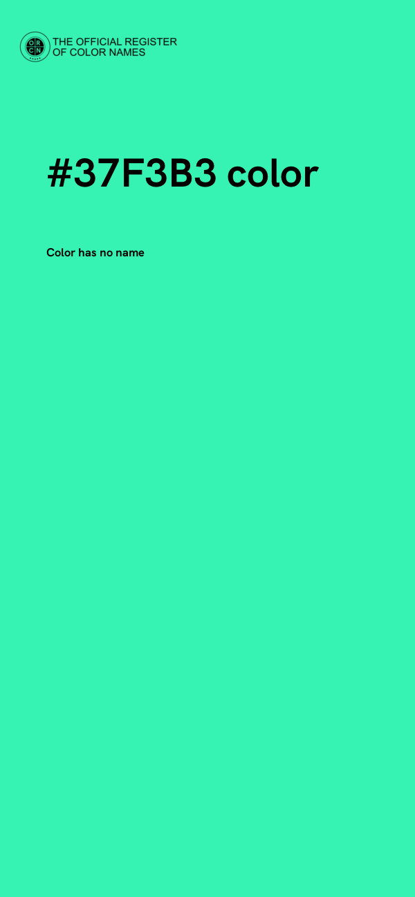 #37F3B3 color image