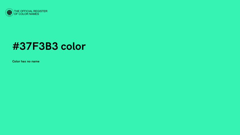 #37F3B3 color image