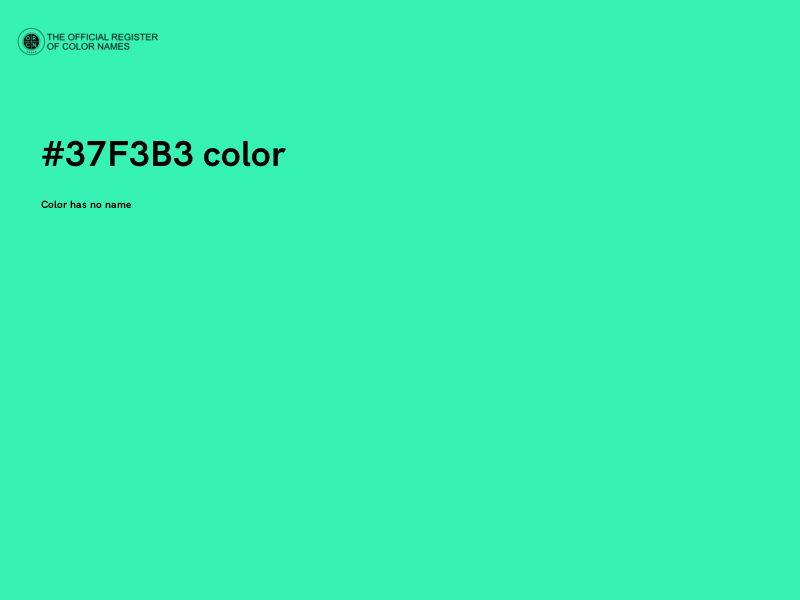 #37F3B3 color image