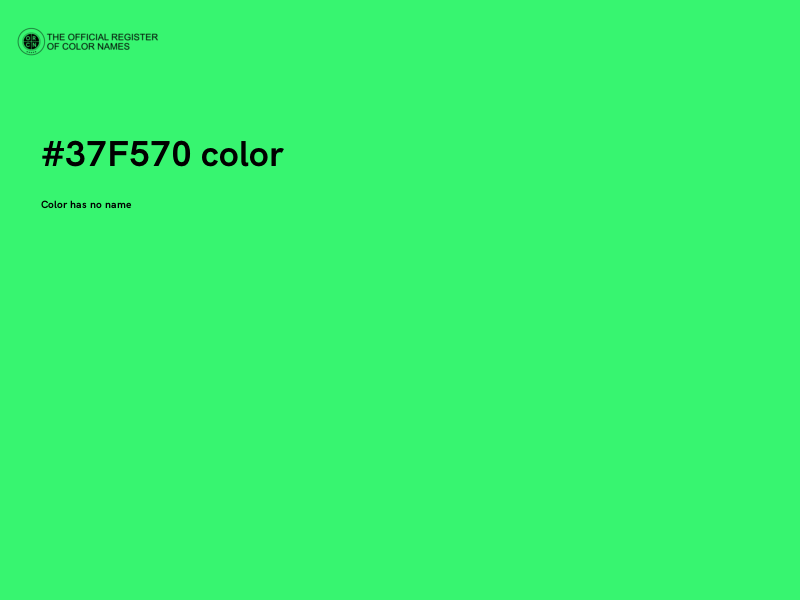 #37F570 color image