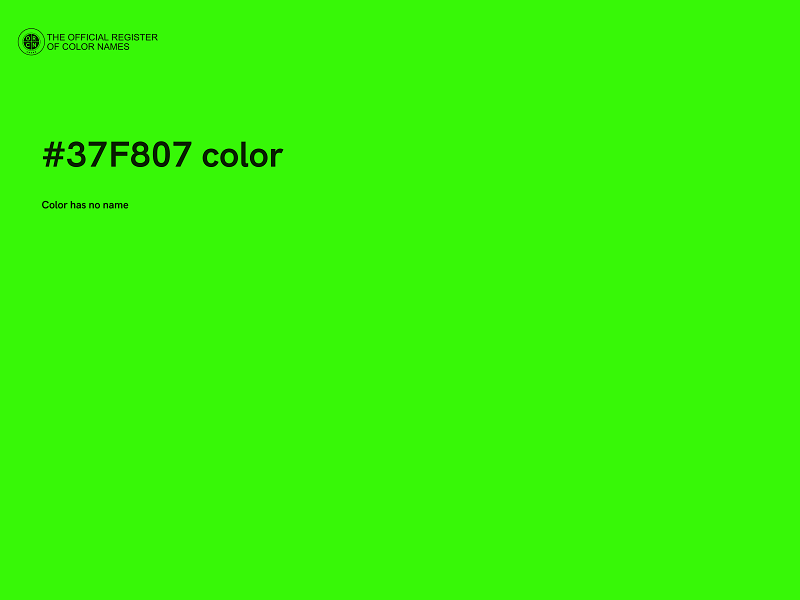 #37F807 color image