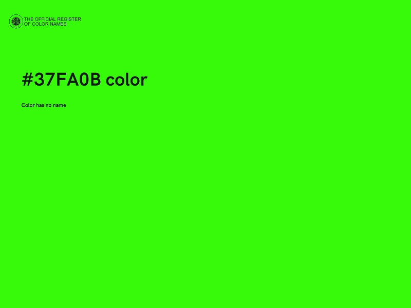 #37FA0B color image