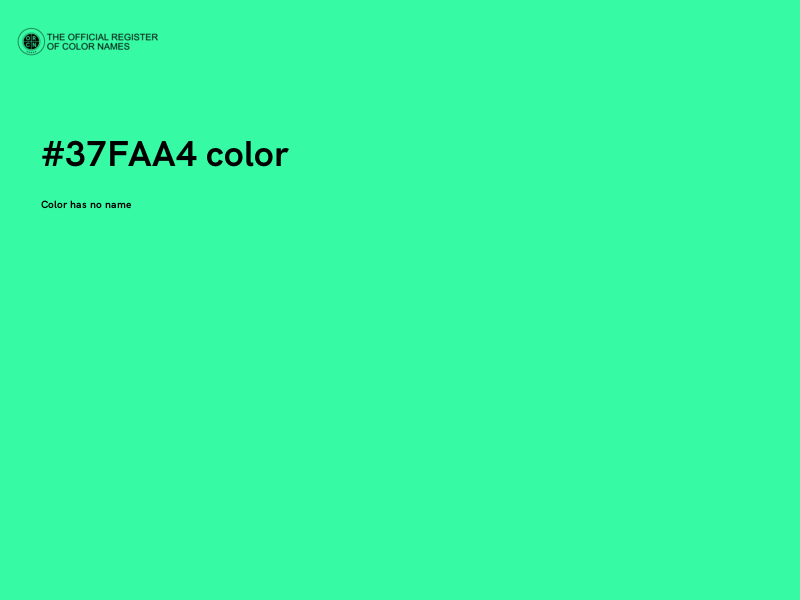 #37FAA4 color image
