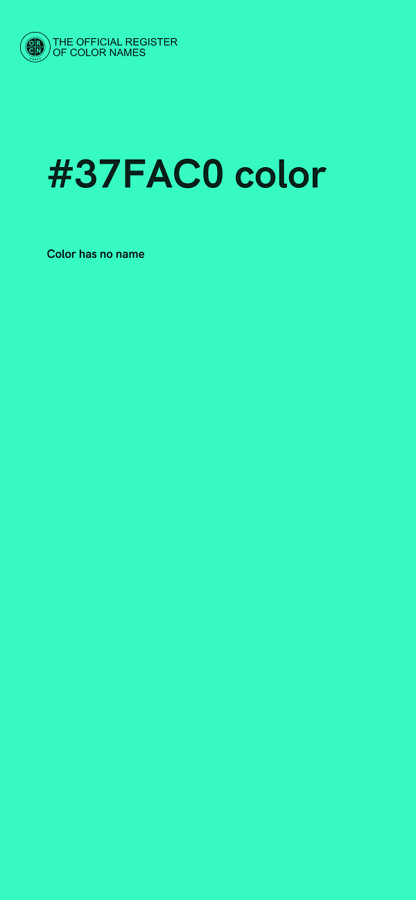 #37FAC0 color image