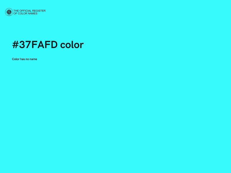 #37FAFD color image