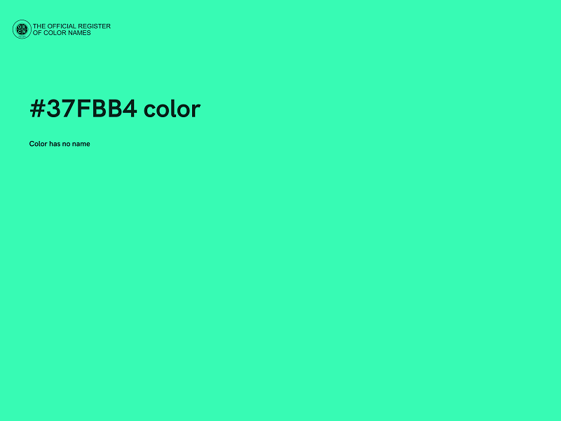 #37FBB4 color image