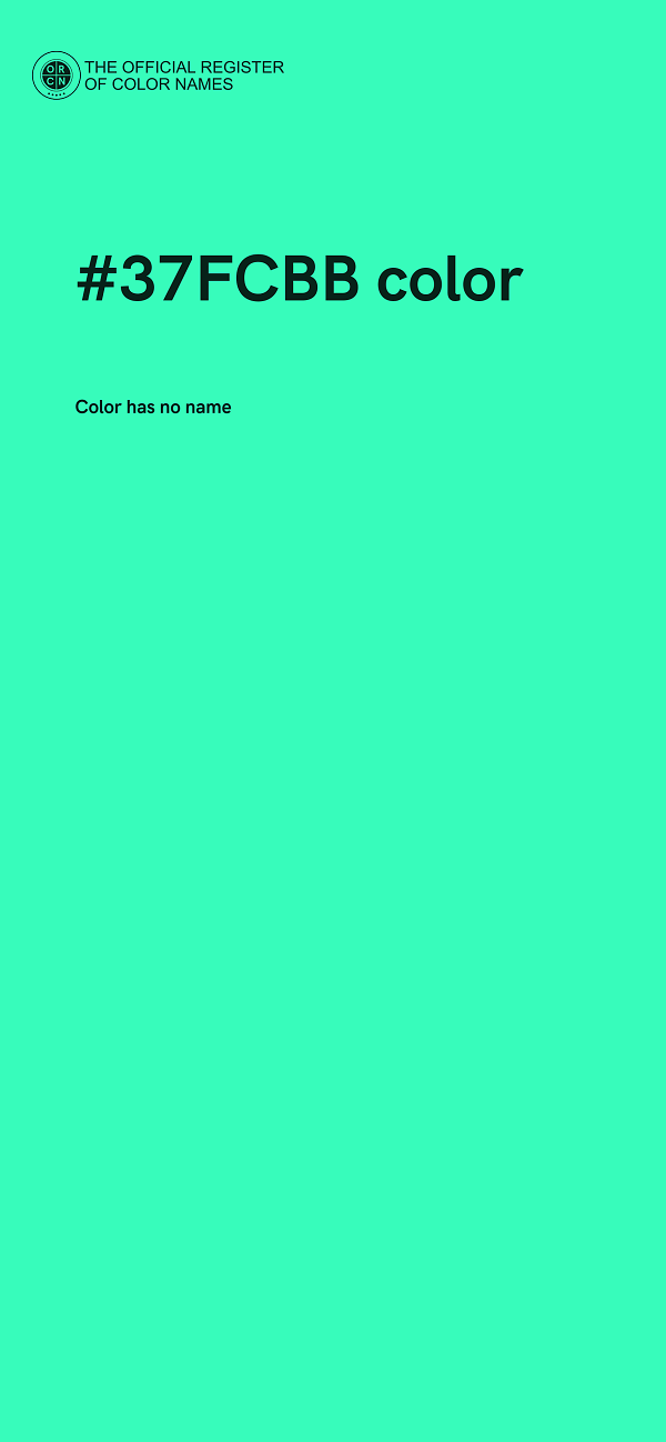 #37FCBB color image
