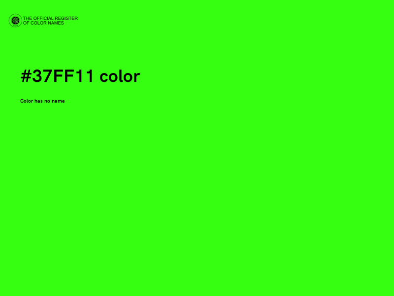 #37FF11 color image