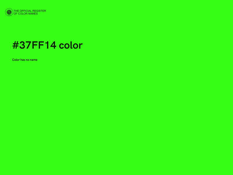 #37FF14 color image