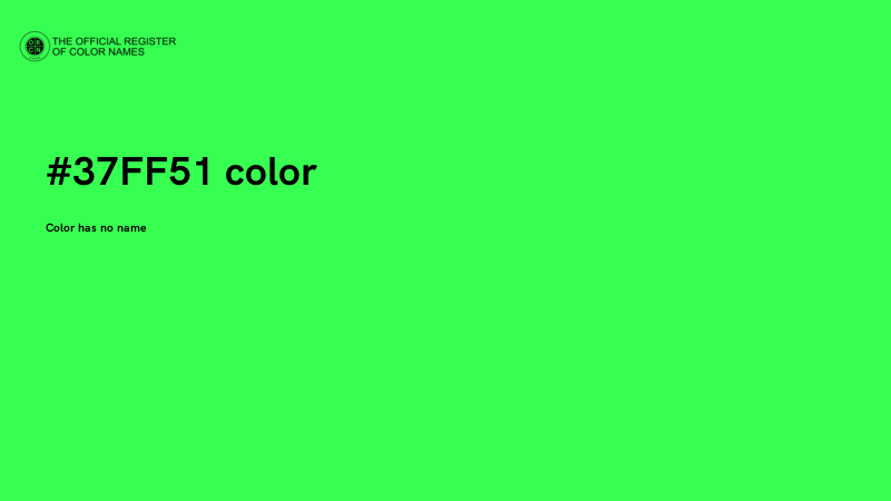 #37FF51 color image