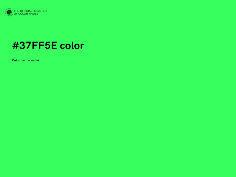 #37FF5E color image