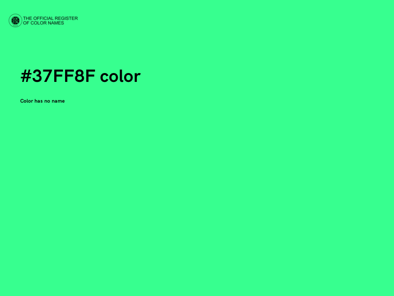 #37FF8F color image