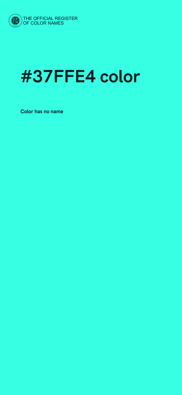 #37FFE4 color image