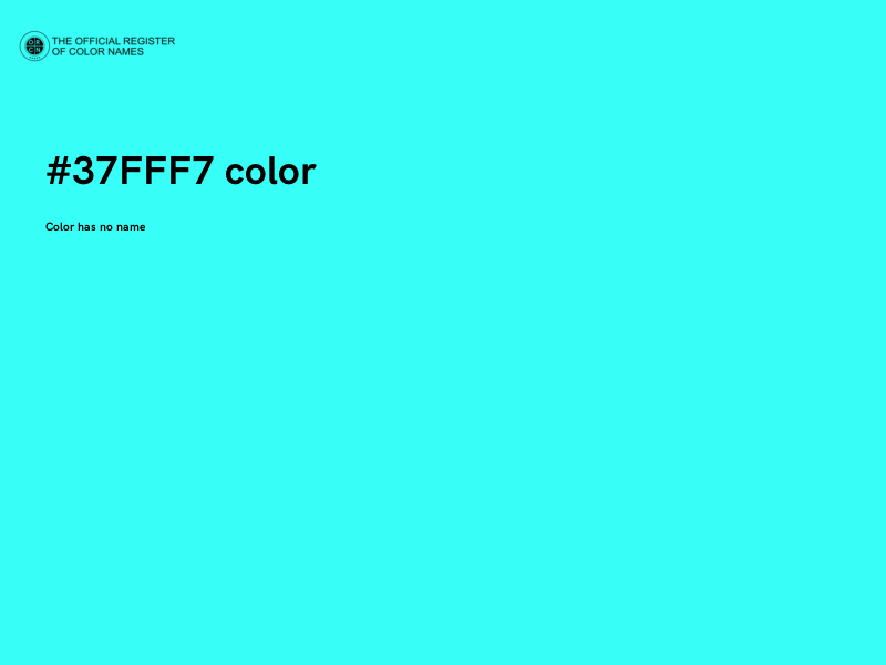 #37FFF7 color image