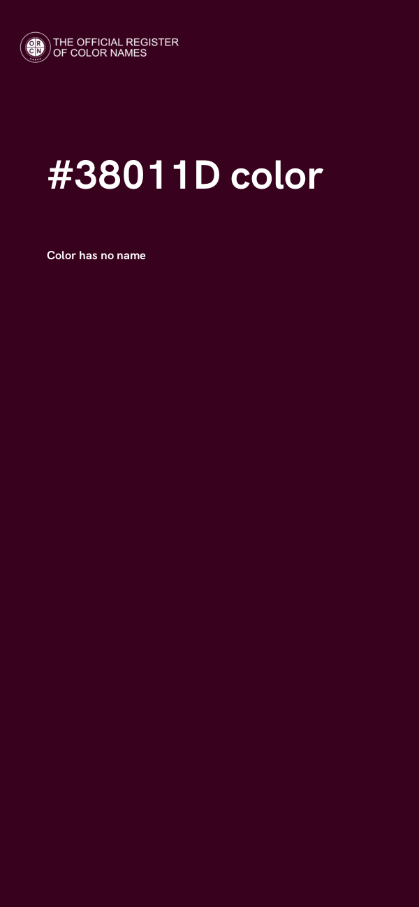 #38011D color image