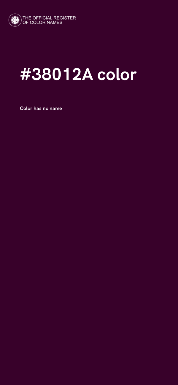 #38012A color image